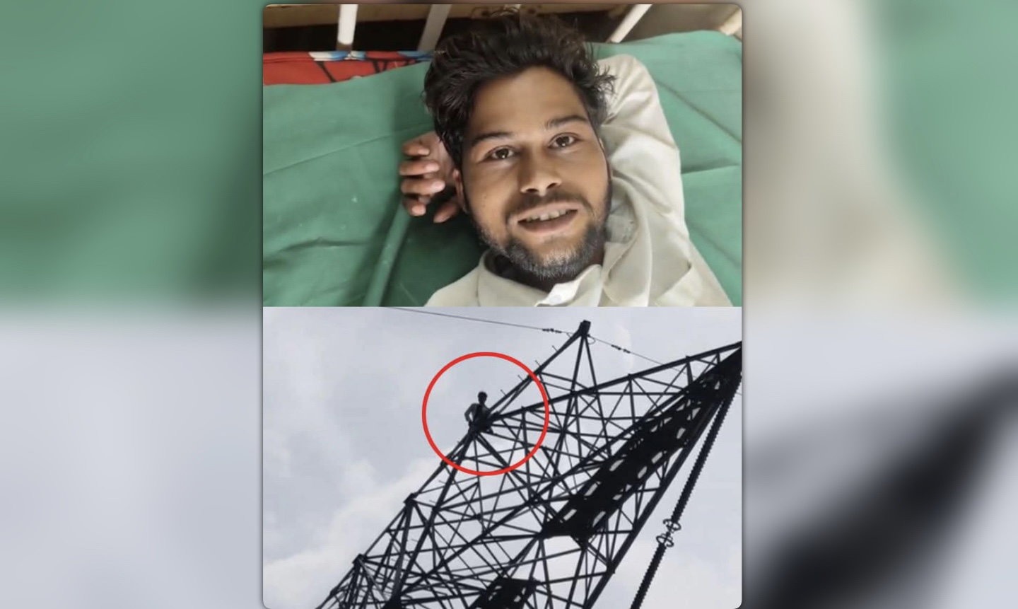 एक युवकले पत्नी र बच्चा हुँदाहुँदै सालीसँग तेश्रो विवाह गर्न पाउनुपर्ने माग राख्दै  बिजुली टावरमा चढेर दिए हा’मफा’ल्ने ध’म्की