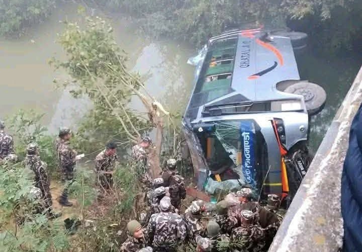 बस दुर्घटनाका सबै घाइते डिस्चार्ज, चालक प्रहरी नियन्त्रणमा