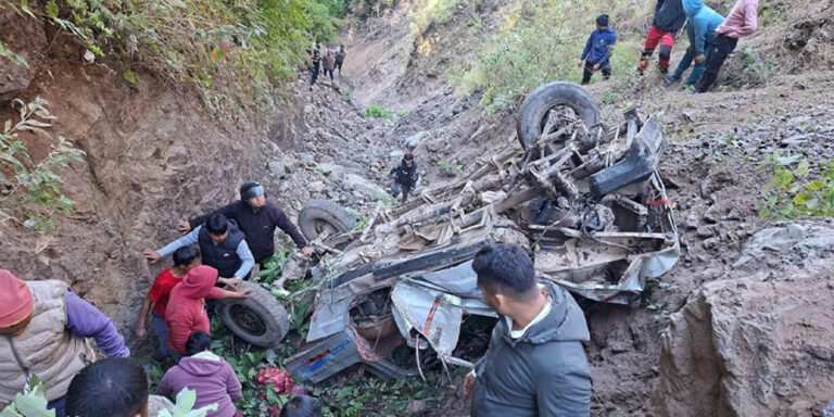 जिप दुर्घटनाका मृतकमध्ये दुई जनाको सनाखत