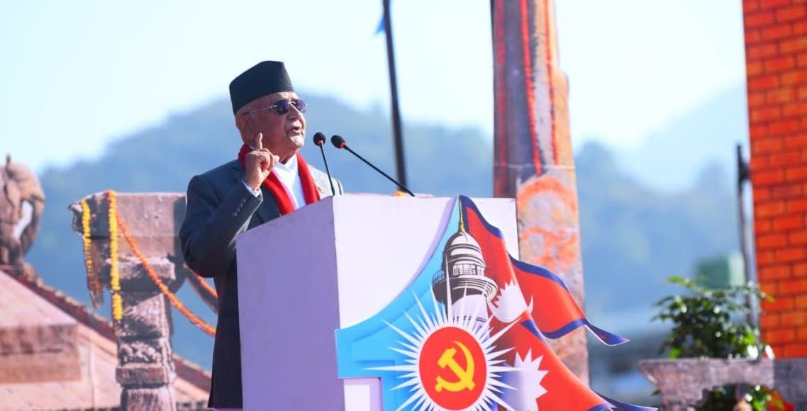 ओलीको कडा चेतावनी : एक्लै बहुमत ल्याउने ताकत एमालेसँग छ, चुनावबाट भाग्दैनौं