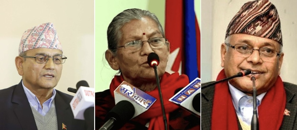 एमालेका यी तीन शीर्ष नेताले रोजे ‘स्वेच्छिक’ अवकाश