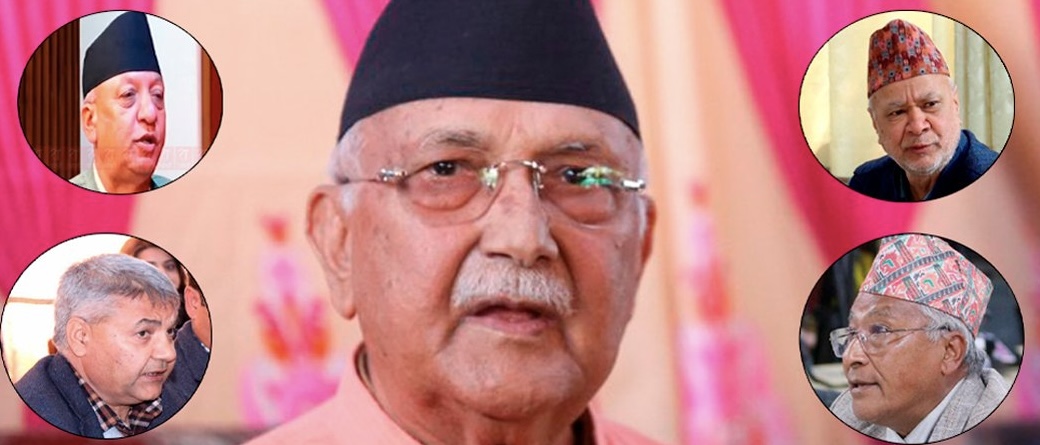 पदाधिकारी नपाएपछि यी ४ नेताले छोडे ओलीको साथ