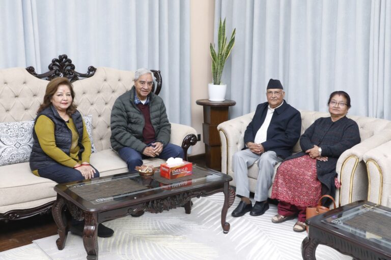 जेन–जी आन्दोलन पछि देउवा -ओलीको पहिलो भेट