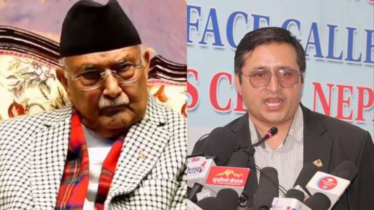 झापा-५ मा ओलीसँग चुनाव लड्ने रास्वपाका चर्चित वकिल न्यौपानेको उद्घोष