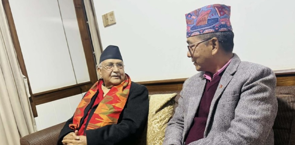 गुण्डु पुगेर लिङ्देनले भेटे ओली