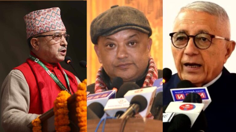 कांग्रेसको विवाद मिलाउन लाजिम्पाटमा त्रिपक्षीय वार्ता हुँदै