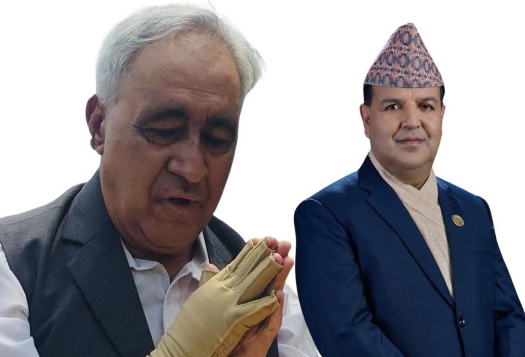 विशेष महाधिवेशनमा मतभेद: विशेष महाधिवेशन पक्षधर नेता डा. चन्द्र भण्डारी र डा. सुनिल शर्मा नेतृत्व चयन प्रक्रियाबाट अलग