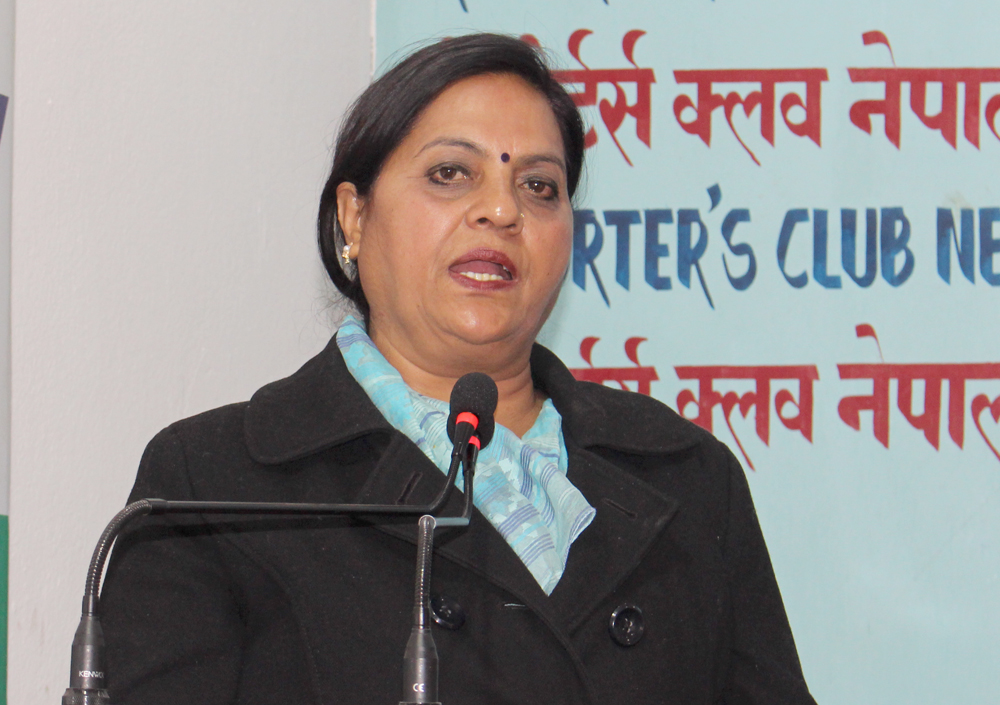 केन्द्रीय कार्यसमिति विघटन भइसक्यो, महामन्त्रीमाथिको कारबाही अवैध : पुष्पा भुसाल