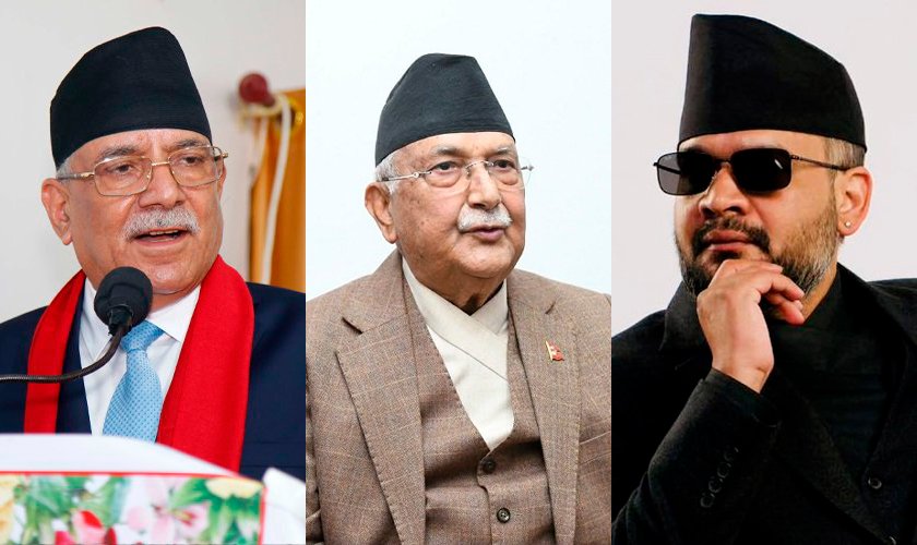 ओली र बालेन झापा, प्रचण्ड रुकुम जाँदै