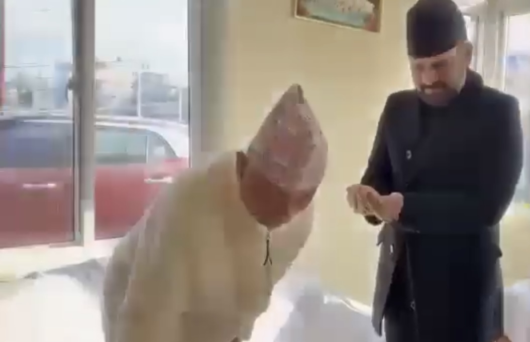 किराँत धर्मगुरु आत्मानन्द भेट्न पुगे बालेन