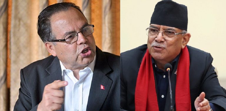 प्रचण्डसँग रिसाए झलनाथ, दिए एकता विभाजन हुने चेतावनी