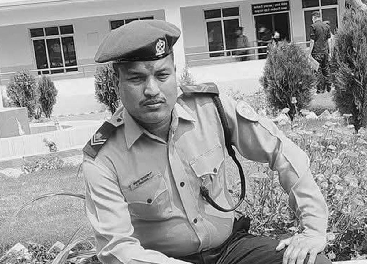 मोटरसाइकल दुर्घटनामा परि प्रहरी सहायक हवल्दारको मृत्यु