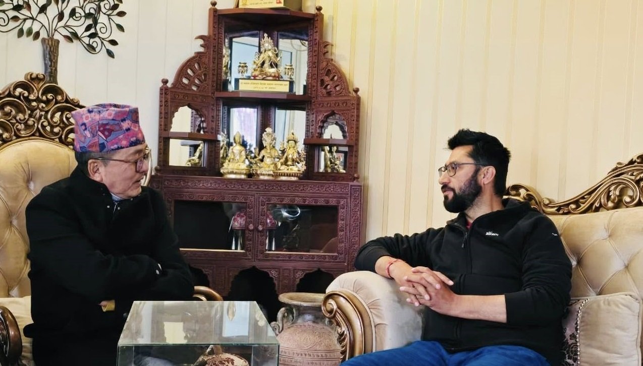 रवि लामिछाने र राजेन्द्र लिङ्देनबिच भेटवार्ता