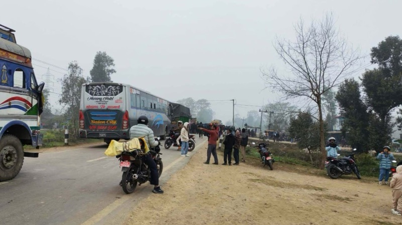 ट्रकको ठक्करबाट १५ वर्षीय एक किशोरको मृत्यु
