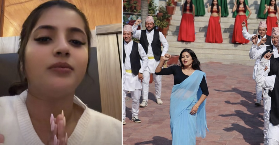 एमालेको प्रचार गीतमा अभिनय गरेकी स्मारिकाले किन मागिन् माफी ?