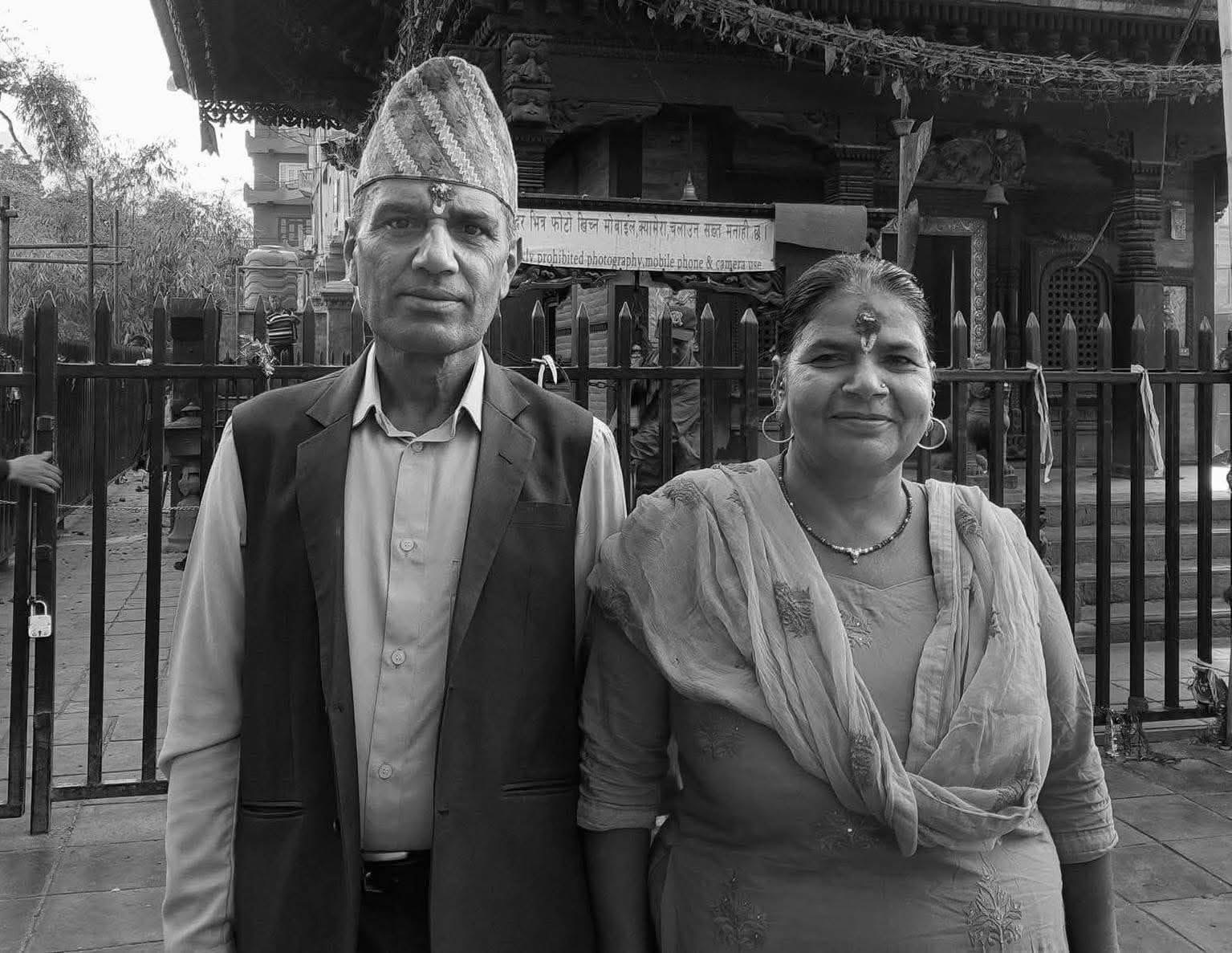 एउटै दुर्घटनामा श्रीमान-श्रीमतीको मृत्यु