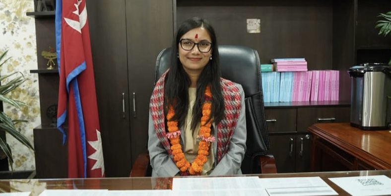 कानुनमन्त्री गौतमले गरिन् पदभार ग्रहण
