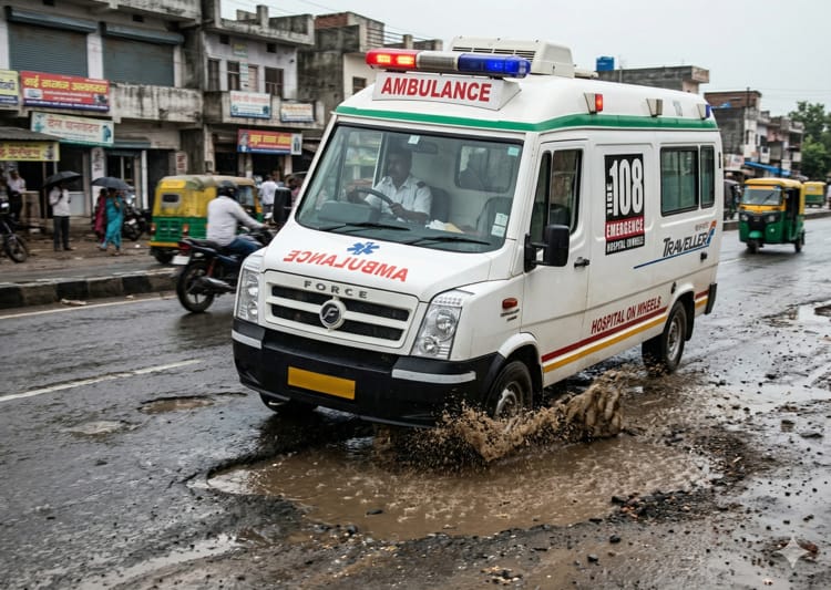 सडकको खाल्डोको ‘झट्का’ ले ब्रेन डेड भनिएकी महिलाको ‘पुनर्जन्म’