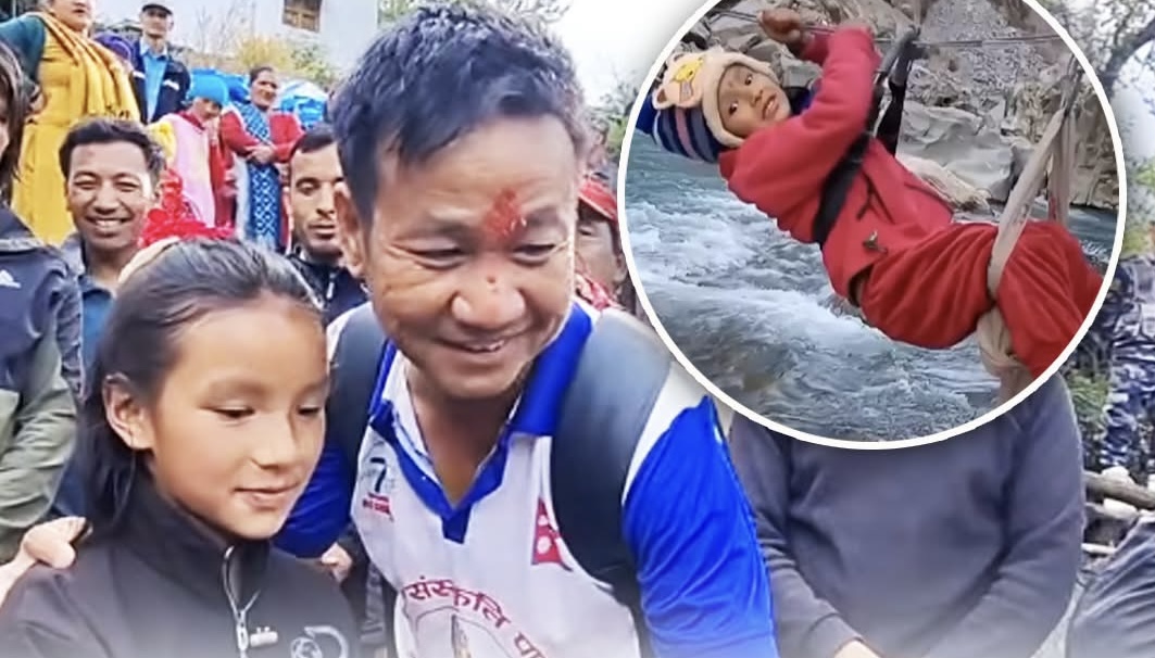 जसले तुइन तरेकी देखेर हर्कले पुल बनाउने सपना देखेका थिए,भेटेर खिचे सेल्फी