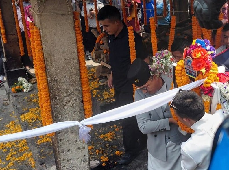 यसरी गृहमन्त्रीले बोके इन्स्पेक्टर लामाको शव