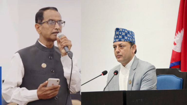 सभामुखलाई सांसदकाे प्रश्न- ‘रास्वपा सँगको नाभी काट्न सक्नुभएको छैन कि क्या हो ?’