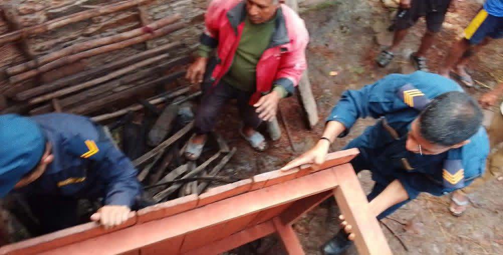 घर भत्किँदा तीन जना घाइते
