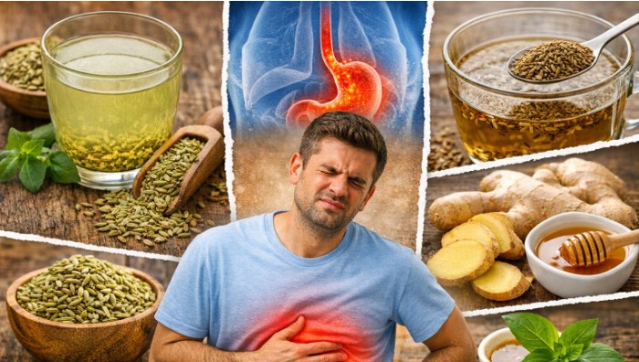 पेट पोल्ने समस्या र ग्याँसले सताएको छ ? भान्सामा पाइने यी ५ सामग्रीले दिनेछ तत्काल राहत