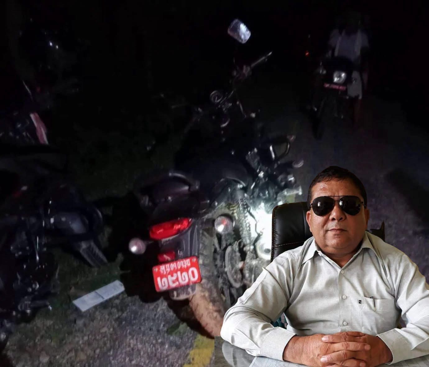 कपिलवस्तुका पूर्वमेयर किरण सिंह सम्पर्कविहीन, मोटरसाइकल जङ्गलमा भेटियो