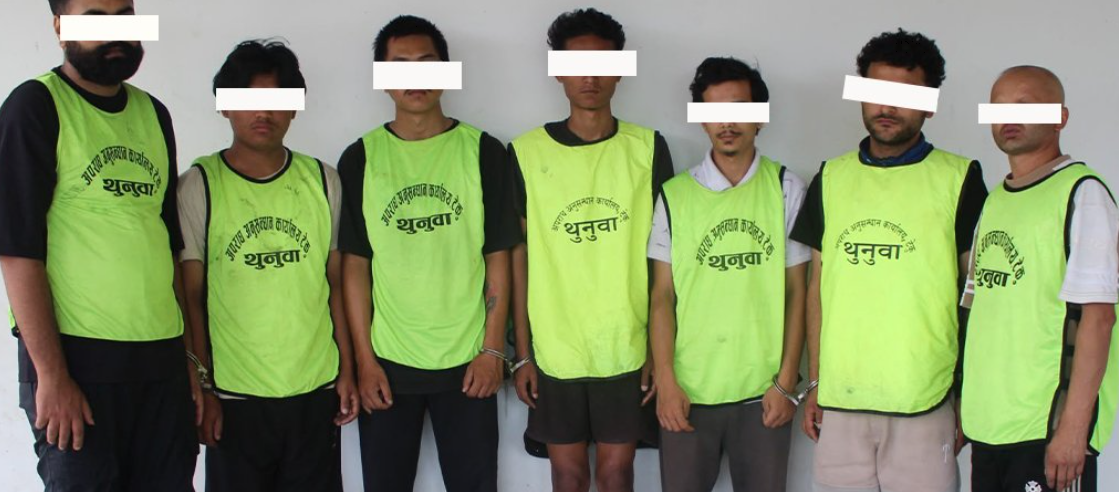 कलंकीबाट पब्जीमा जितेको डायमण्डको रकम माग्दै युवक अपहरण, ७ जना पक्राउ