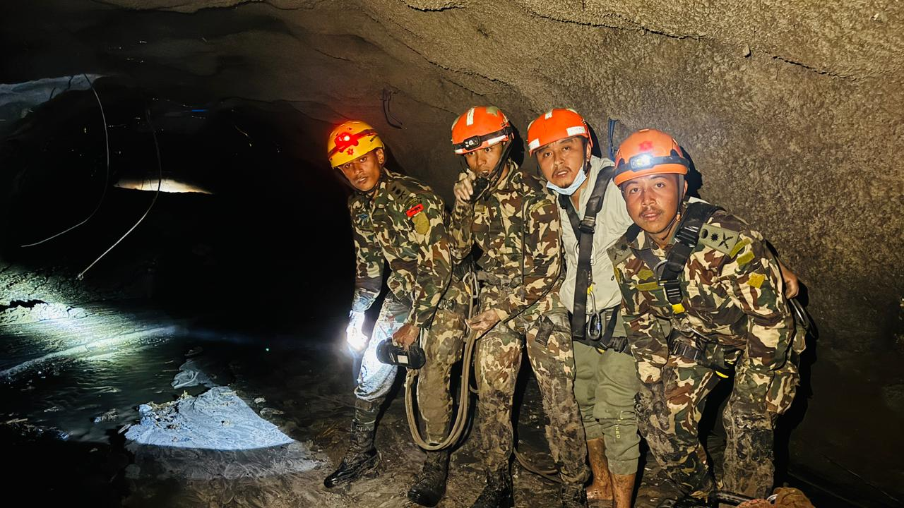 रसुवागढी जलविद्युत् आयोजनाको सुरुङमा भेटिएन मान्छे, धुन्चे फर्कियो टोली