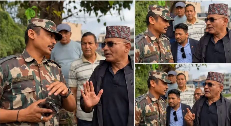 सांसद पाण्डेले सेना थर्काए पछि सेनापति पुगे प्रधानमन्त्री भेटन