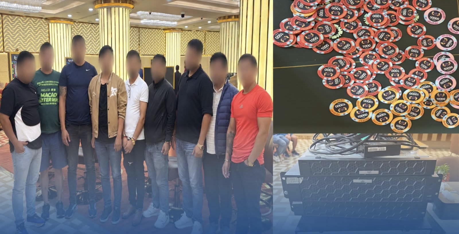 क्यासिनोमा नेपालीलाई प्रवेश गराई जुवा खेलाउने ११ जना पक्राउ