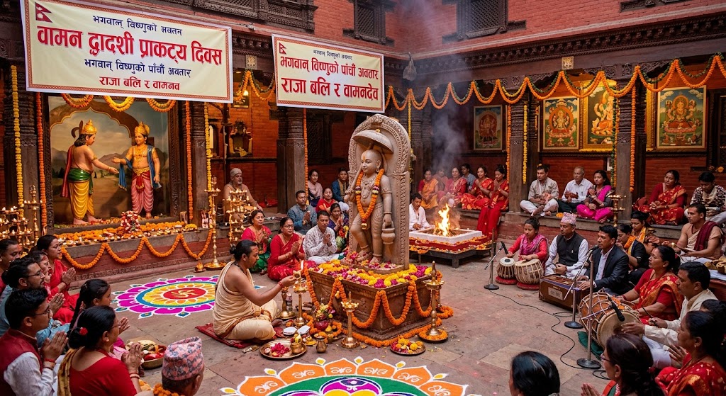वामन द्वादशीः भगवान् विष्णुको वामन अवतार भएकाे दिन