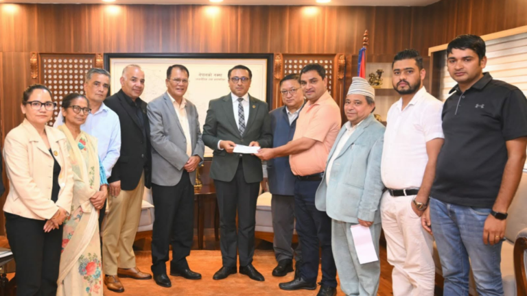 बाढीपीडितको राहत र पुनर्स्थापनाका लागि कांग्रेसले दियो सरकारलाई १ करोड